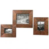Uttermost Ambrosia Copper Photo Frames  3個組