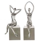 Uttermost Jaylene Silver Sculptures  2個組